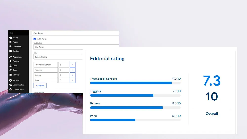 Review System UI